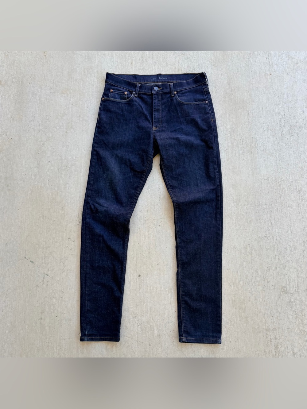 Mott And Bow Jeans Skinny Stretch Size 33x32 Dark Wash